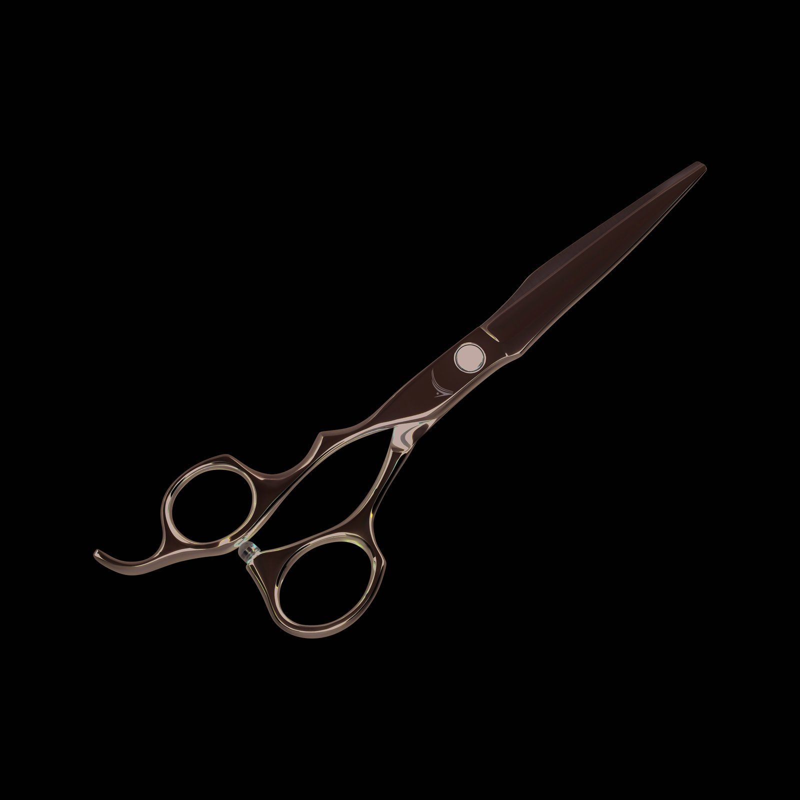 Sunny Hair Scissors For Left Handed In 6 0 With Black Titanium